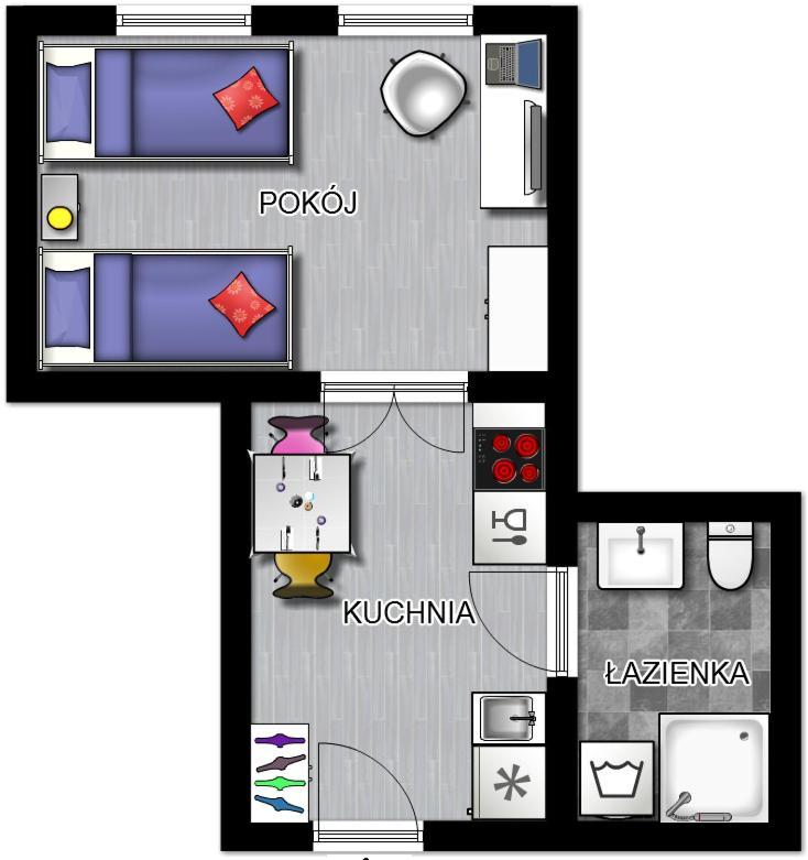 Apartament 100M Od Morza Sopot Eksteriør bilde